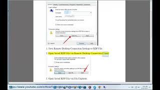 Save Remote Desktop Connection Settings to RDP File in Windows [upl. by Bamby27]