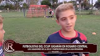 Futbolistas del CCUP jugarán en Rosario Central [upl. by Emelin]