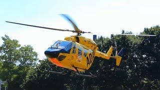 ADAC Hubschrauber Start in Wuppertal [upl. by Aloysius]