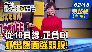 【錢線百分百】20220215完整版中集《從10日線正負DI 精準抓出盤面強弱股 台股美股有反彈機會 美元油金打訊號》│非凡財經新聞│ [upl. by Madge]