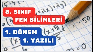 8 Sınıf Fen Bilimleri 1 Dönem 1 Yazılı Soruları [upl. by Enyale]