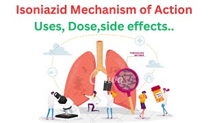 😊👍Isoniazid Mechanism of Action Uses Dose side effects [upl. by Suryt]