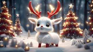 Cute Animals Cats Christmas Snow Scenes Beautiful Calming Music [upl. by Grunenwald]