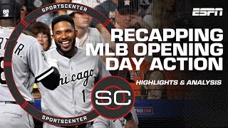 Top highlights amp moments from MLB Opening Day  SportsCenter [upl. by Ruthven]