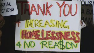 Dozens of Imperial Beach tenants march to City Council meeting to protest evictions [upl. by Markiv939]