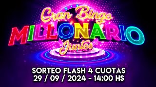 Gran Sorteo Flash 4 Cuotas  Bingo Juntos 2025 [upl. by Elacsap733]