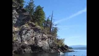 60ft Cliff Jump on Shuswap Lake [upl. by Anenahs]