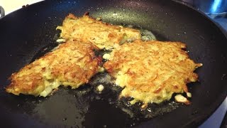 how to make Latkes Potato Pancakes Hanukkah [upl. by Akinod662]