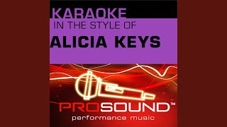 If I Aint Got You Karaoke With Background Vocals In the style of Alicia Keys [upl. by Aihsilef]