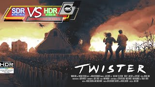 Twister 1996 4K UHD BluRay HDR vs 1080p BluRay SDR 100nits TRUEDIFFERENCE WATCHINHDR [upl. by Ahsital87]