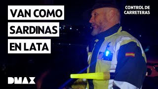 Actuaciones en controles nocturnos  Control de carreteras [upl. by Ryon]