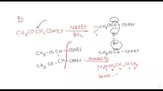 Bromination of ethyl acetoacetate [upl. by Nolyarb]