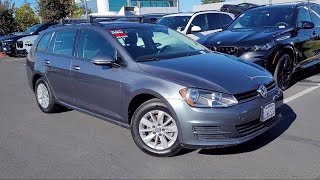 2016 Volkswagen Golf SportWagen TSI S Santa Rosa Rohnert Park Petaluma Sebastopol Windsor Cotat [upl. by Lebasi]