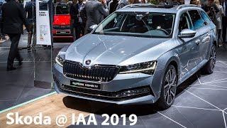 Alle Neuheiten der IAA 2019 auf dem SkodaStand  Autophorie [upl. by Diella]