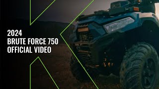 2024 Kawasaki Brute Force 750  Official Action Video [upl. by Nivel575]