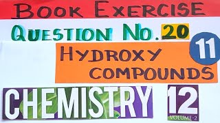 BkExQn 20Hydroxy Compounds amp Ethers TN 12th StdExplanation in Tamil [upl. by Tim]