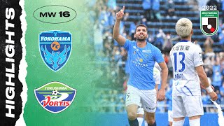 Yokohama FC 21 Tokushima Vortis  MW 16  2022 MEIJI YASUDA J2 LEAGUE [upl. by Akital]