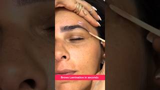 Brows Lamination in seconds 7 ytshortsuk eyebrowshaping juliedesigner [upl. by Keese]