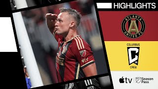 Atlanta United vs Columbus Crew  Gregersen Brace  Full Match Highlights  July 20 2024 [upl. by Htiduj751]