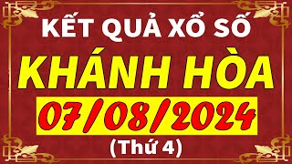 Xổ số Khánh Hòa ngày 7 tháng 8  XSKH  KQXSKH  SXKH  Xổ số kiến thiết Khánh Hòa hôm nay [upl. by Ailaham]