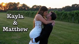 Kayla amp Matthew Wedding Highlights [upl. by Hicks998]