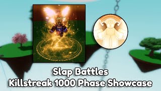 New Killstreak 1000 Kills Phase showcase  Slap Battles  InfiniteStripes [upl. by Bores]