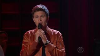 Ansel Elgort singing Easy [upl. by Nolyat]