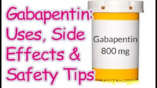 Gabapentin Uses Side Effects amp Safety Tip [upl. by Fabria]