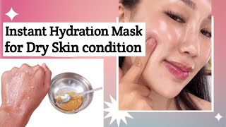 Hydrating DIY Home Remedy for Dry Skin to get instant glow 🪄 [upl. by Cathyleen473]