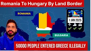 Romania Enter in Schengen Zone by Land Border And 50000 people entered Greece illegally [upl. by Lleryt]