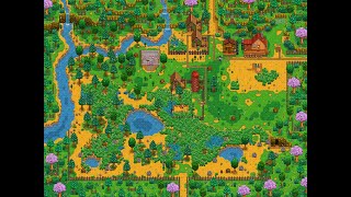 Meadowlands Farm Year 1 Timelapse  Stardew Valley [upl. by Arhat]