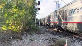 60MPH Amtrak Through Opdyke Road [upl. by Goltz605]