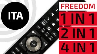 Come programmare il telecomando universale Freedom 1 in 1  2 in 1  4 in 1 [upl. by Danya]