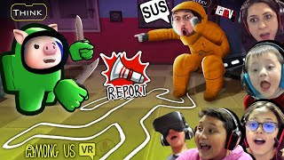 AMONG US in VR CHAT Virtual Reality is SUS FGTeeV 1st Person Gameplay [upl. by Phylis]