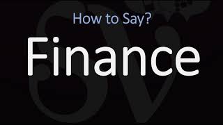 How to Pronounce Finance 3 WAYS British amp American English Pronunciation [upl. by Efren721]