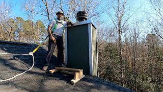 Replacing a Chimney Chase Cover [upl. by Hedwig]