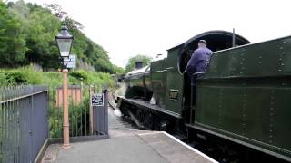 GWR 280s 2807 and 3802 leaving Berwyn 7th July 2010 [upl. by Ahtelra]