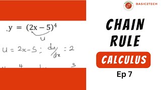 Chain Rule Differentiation  Calculus  Ep7 dChainrule [upl. by Noman]