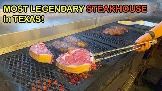 The MOST LEGENDARY Steakhouse in Texas is in a TINY Town of 161 People  Foods to Eat Before You Die [upl. by Okikuy134]