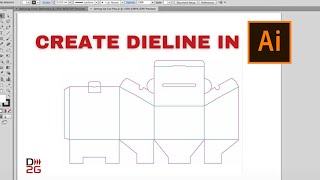 How to create a dieline in Illustrator InDesign or Photoshop [upl. by Leirum551]