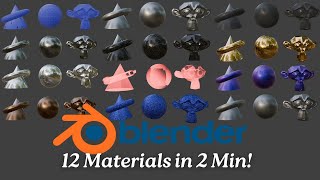 12 Materials  Quick Visual Guide 2 Minutes GoldSilverBronzeTiles PatternAluminumPart 1 [upl. by Sedaiuqlem403]