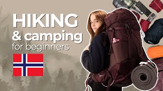 Hikingcamping as a beginner  Sleeping outdoors in Norway [upl. by Gnilrets60]