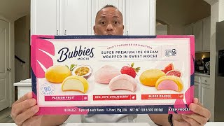 👂 ASMR BUBBIES MOCHI ICE CREAM FRUIT PARADISE COLLECTION 3 FLAVORS EATING SOUNDS 👂FULL VIDEO👂asmr [upl. by Eppesuig]