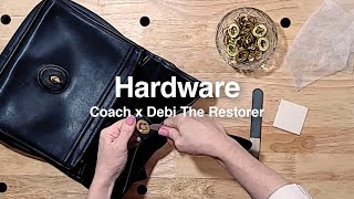 How to Repair Your Coach Hardware  Coach x Debi The Restorer [upl. by Zelda]