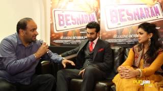 Harjap Bhangal interviews Ranbir Kapoor amp Pallavi Sharda about BESHARAM [upl. by Layol]