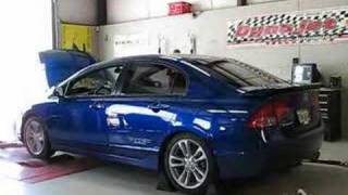 2007 Honda Civic Si Sedan Dyno [upl. by Odelet]