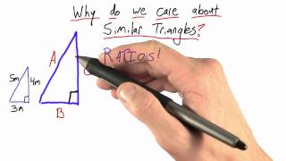 Side Ratios for Similar Triangles  Intro to Physics [upl. by Inihor]