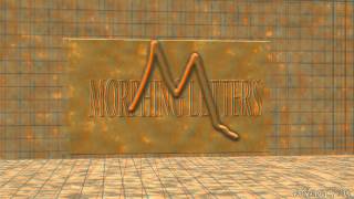 3D Morphing Letters [upl. by Bolling]