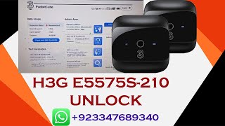 H3G E5575S210 21329630012 UnlockPocket Cube100 Working [upl. by Aienahs]