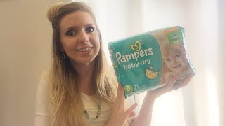 Pampers Baby Dry Diapers Review [upl. by Lairret258]